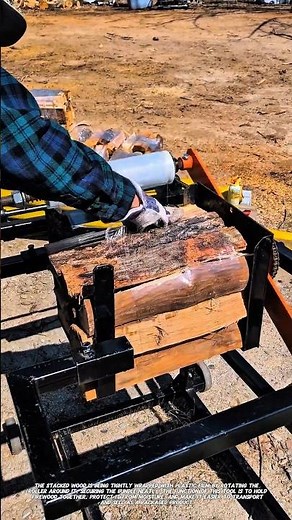 Firewood Wrapping Machine | Simple Yet Efficient Packaging Tool.