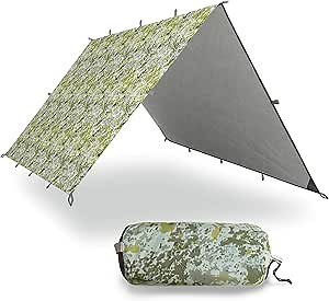 AquaQuest Defender Tarp – Heavy-Duty Waterproof (20,000 mm) Seam-Taped Rain Fly for Camping, Bushcraft & Survival