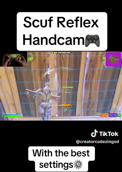 Scuf Reflex Handcam: Best Fortnite Settings