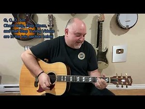 When it Rains it pours - Luke Combs (cover/lesson) - Easy 4 Chord Tune