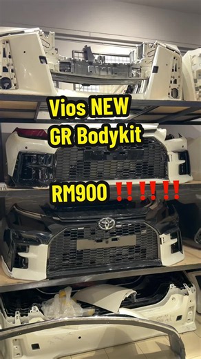 Toyota Vios AC100 2023 - 2025 GR Bodykit Used 🔥🔥🔥 #malaysia #fyp #viosgr #drivrrautoparts #toyota
