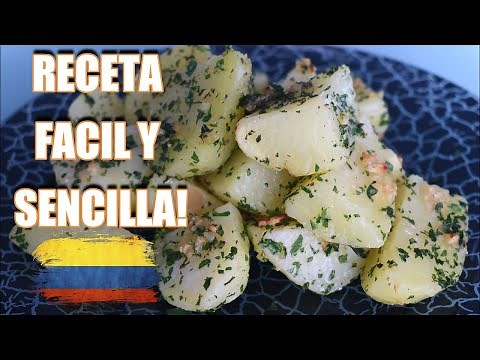 ¿Como hacer PAPAS AL PEREJIL? / receta fácil paso a paso