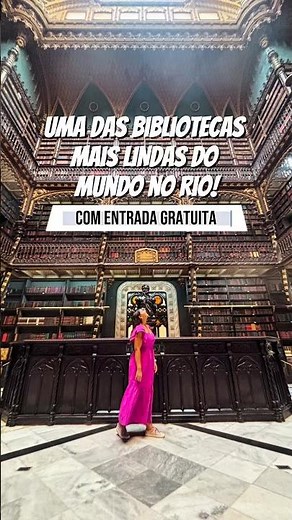 The Royal Portuguese Cabinet of Reading is one of the most beautiful libraries in the world! #rio...