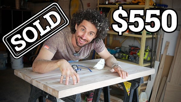 Turning a Free Pallet into a $550 Table 😱