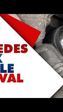 Mercedes E350 Stuck CV Axle Removal