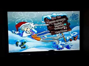 Spongebob Christmas DVD menu walkthrough
