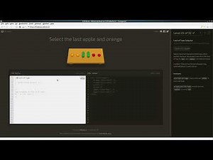 CSS Dinner 24 last of type selector