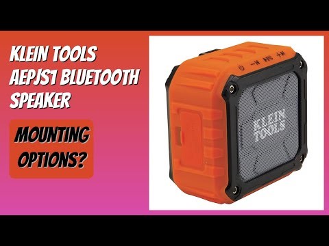 REVIEW (2026): KLEIN TOOLS AEPJS1 Bluetooth Speaker. Features