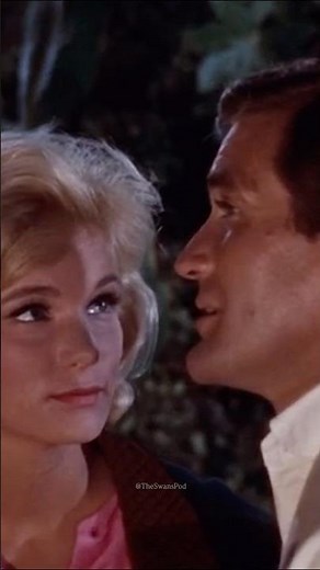 Yvette Mimieux & Rod Taylor in TIME MACHINE (1960) based on the 1895 novella by H. G. Wells.