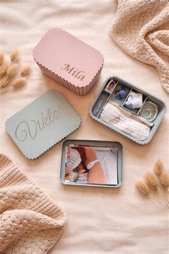 Personalized Baby Memory Box With Name | Keepsake for Newborn | Baby Shower Gift | Custom Baby Keepsake | Nursery Decor - Etsy