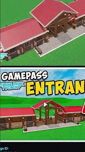 How to Use BLUEPRINTS In Theme Park Tycoon 2!.. #shorts