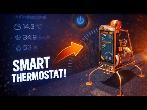 I Built a Smart Thermostat From Scratch (Custom App + Hardware)