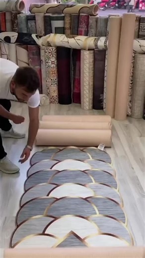 How to Lay Out a Large Geometric Rug