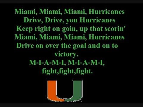 Miami (FL) Hurricanes Fight Song