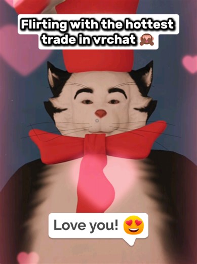 He fell in love with us 🙈 #vr #vrchat #vrc #virtualreality #vrchatcommunity