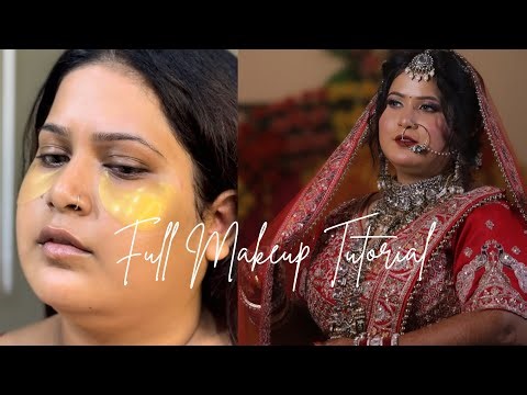 Full Bridal Makeup Tutorial Step By Step, Easy Bridal Makeup Tutorial