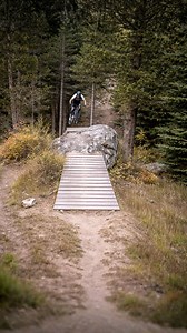 Effortless mountain bike flow on the trails