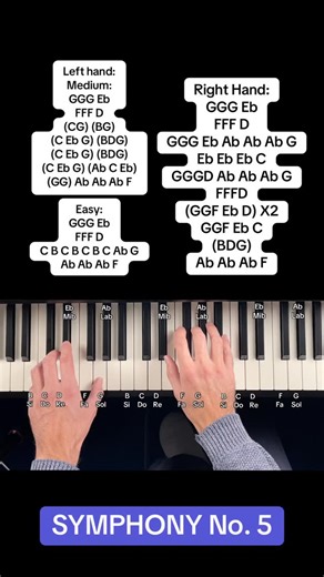 64 reactions | #piano #pianotutorial #beethoven #beethovensymphony5 | Dariodaversapiano | Facebook