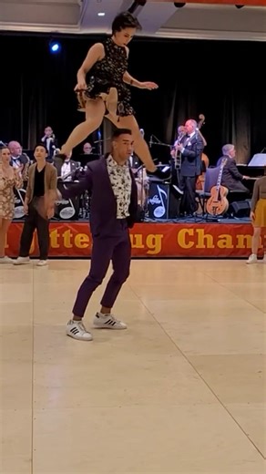 Gaby and Aj 2nd Incredible Lindy Hop Performances -CAMP HOLLYWOOD 2023 - OPEN LINDY