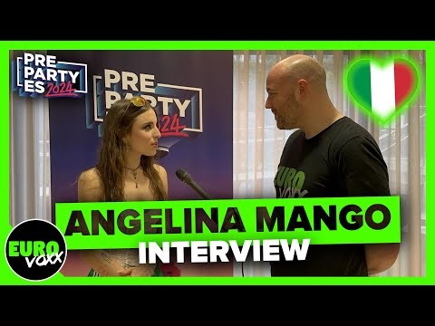 🇮🇹 ANGELINA MANGO - 'La noia' (INTERVIEW) // Madrid PrePartyES 2024 // Italy Eurovision 2024