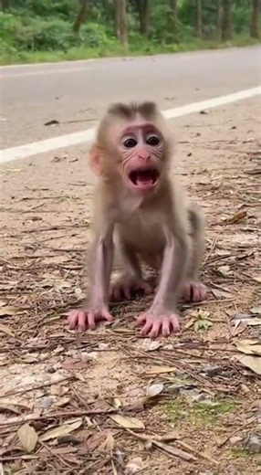 Baby Monkey Screaming Near MotherMother Holding an Angry Baby MonkeBaby Monkey Having a TantrumLoud