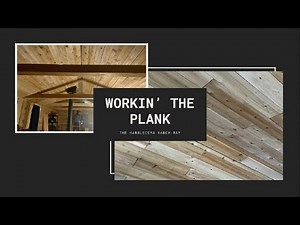 Workin' the Plank! Installing a CEDAR PLANK CEILING