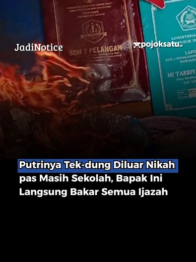 Sebuah video yang memperlihatkan aksi seorang orang tua diduga membakar ijazah dan sejumlah dokumen pendidikan milik anaknya viral di media sosial dan memicu beragam reaksi warganet. Peristiwa tersebut disebut terjadi di Nusa Tenggara Barat (NTB). Dalam narasi yang beredar, tindakan itu diduga dipicu rasa kecewa orang tua setelah mengetahui anaknya yang masih berusia sekolah hamil dan kemudian memilih menikah di usia muda. Video tersebut langsung menjadi perhatian publik karena memperlihatkan do