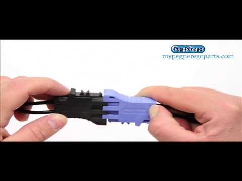 How to plug your Peg Perego battery into your charger or ride on toy?