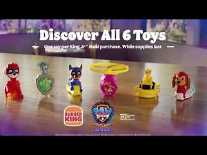 Paw patrol mighty movie Burger King commercial