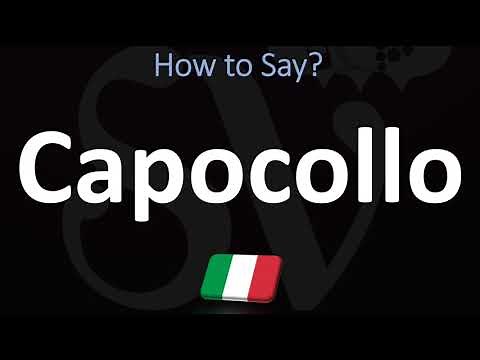 How to Pronounce Capocollo? (CORRECTLY) | Italian Charcuterie Board, Pronunciation Guide