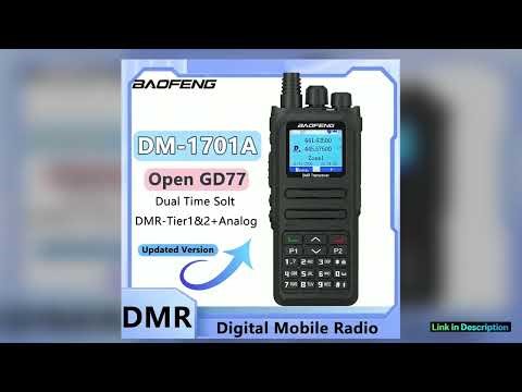 DMR DM1701A Upgrade Open GD77 5W Baofeng Digital Walkie Talkie Longe Range Dual Mode Analog Dual