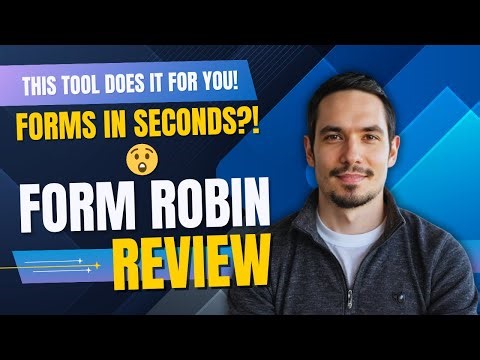 FormRobin Review – Can AI Replace Your Form Builder? (Appsumo Deal)