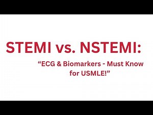 STEMI vs. NSTEMI | ECG, Cardiac Biomarkers & USMLE Golden Clues#theclinicaledge