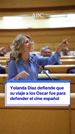 Yolanda Díaz y la defensa del cine español en los Oscars