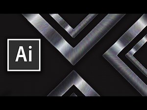 Illustrator Tutorial | How to creat Metal Effect Background