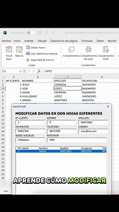 MODIFICAR DATOS EN DOS HOJAS EN EXCEL CON UN SOLO BOTON | Conociendo Excel