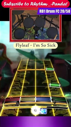 Flyleaf - I'm So Sick | RB1 Drum FC Clip #rockband #fullcombo #drums #flyleaf #music