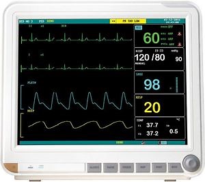 [Hot Item] Hospital Portable Diagnosis Equipments 15.1 Inch HD Screen Multi-Parameter Vital Sign Patient Monitor