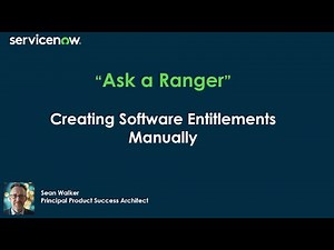 Creating Software Entitlements Manually