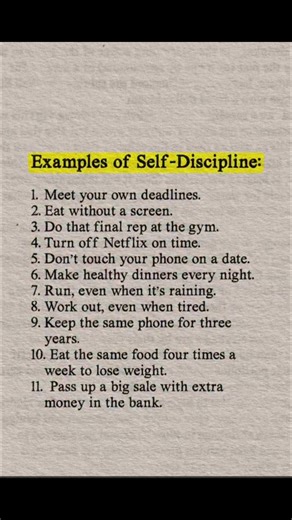 11 Real-Life Examples of Self-Discipline That Will Change Your Life 💪🔥