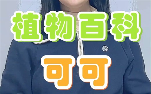 【植物百科】可可