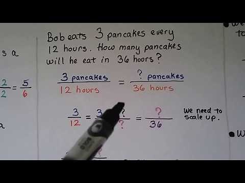 Grade 6 Math 5.4A, Solve Proportions by Equivalent Ratios (New Version)