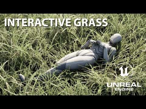 Unreal Engine 5.7 - Interactive Grass (WPO) - Tutorial