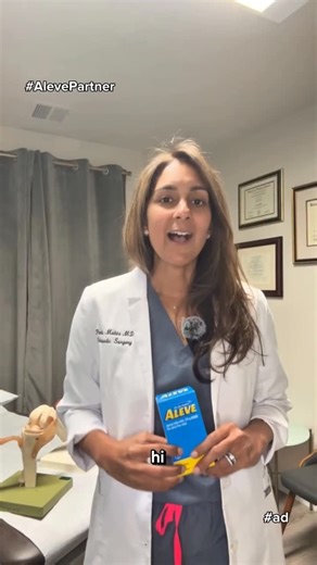 #ad As a board certified orthopedic surgeon, I’ve spent years helping people get back to the lives and activities that matter most to them. Whether you’re chasing your kids, training for your next game, or just wanting to move without wincing, any sort of pain can feel like it stops everything. When I’m in the exam room, I always start with honesty: inflammation is usually at the root of what you’re feeling. And one of the first tools I reach for is Aleve®. Naproxen sodium works by blocking COX-