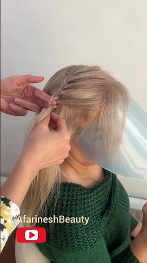 How to Turn a Simple Braid into a Stylish Headband 💫 | Easy & Genius Hair Hack