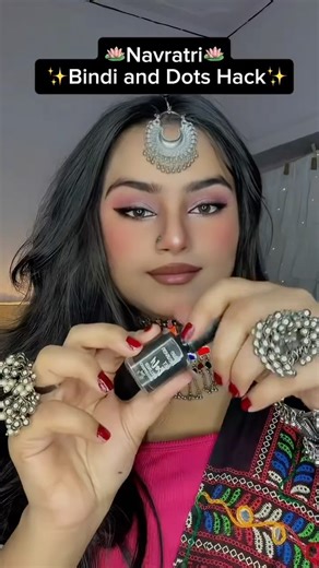 Navratri Bindi Hacks 2025 ✨ | Easy & Stylish Bindi Ideas | Festive Makeup | Trendy Bindi Tutorial