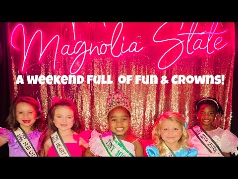 The Little Miss & Mr. Magnolia State Pageant finals & crowning in Vicksburg, MS Sept 21-22, 2024