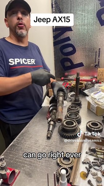 AX15 Jeep 5 speed gearbox, getting ready for a full rebuild. #Jeep #AX15 #wrangler #jeepjk #jeepyj #drivetraindynamics