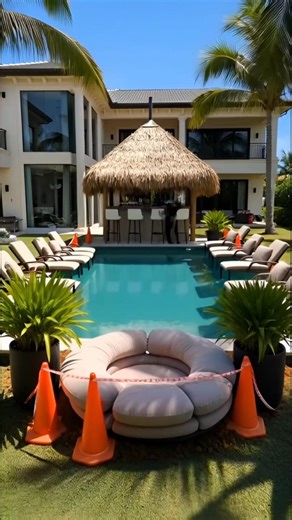 From Empty Backyard to Luxury Tropical Pool Oasis 🌴💎 | Insane Transformation