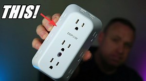 DEPOW Power Strip with USB – 9 Outlets and 4 USB Fast Charging Ports